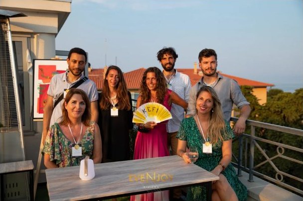 La première équipe de KÉFI, rooftop de l’Ostral, 2021