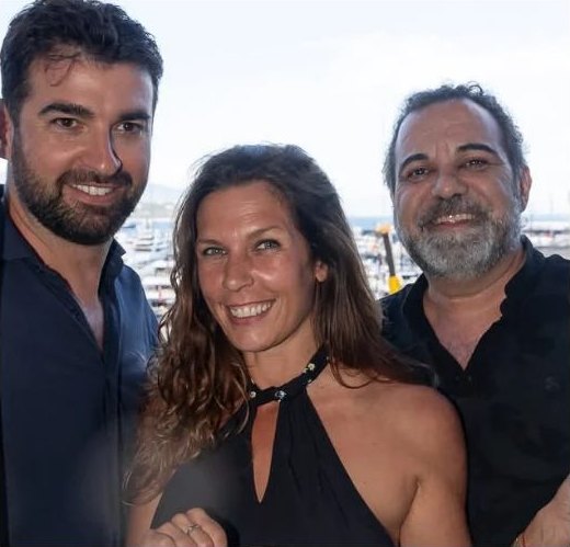 Nicolas Vacquier, Élodie Putteman et Patrick Azemar au Grand Prix de Monaco